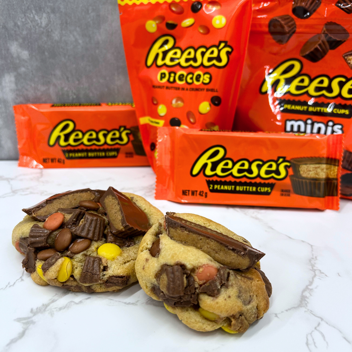 Reeses Peanut Butter Cup NYC Style Cookie (Box of 6)